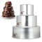 Tall Round Cake Pans - 4 Inch, 6 Inch, 8 Cake Pan Set for 3 Tiered Aluminum Pans Sets for Baking Wedding,Birthday Cakes,Leak Proof & Straight Side, Non-toxic & Dishwasher Safe